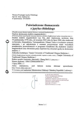 tradycyjna medycyna chińska kraków